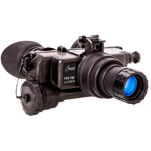 Bering Optics PVS-7BE 1x22 2nd Gen White Phosphor Night Vision Bi-Ocular & Headgear Kit