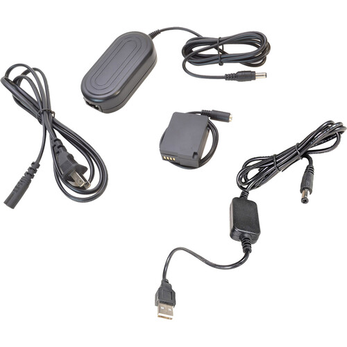 Bescor DMW-BLC12 Coupler AC Adapter and 5V USB Power Converter Kit