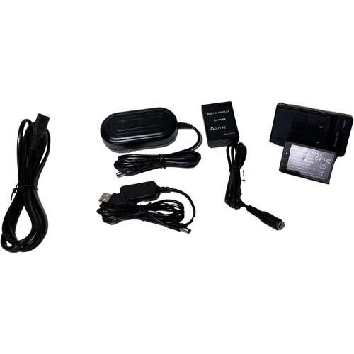 Bescor BLX-1 Dummy Battery AC Adapter 5V USB-A Adapter & Battery Charger Kit