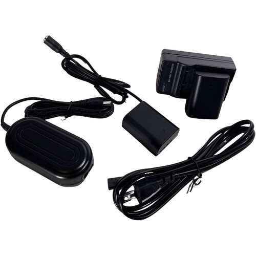 Bescor Olympus BLX-1-Style Dummy Battery with AC Adapter Battery and Charger