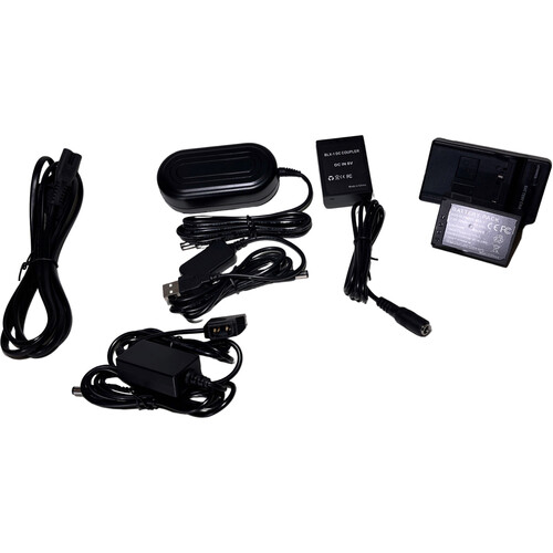 Bescor BLX-1 Dummy Battery AC Adapter D-Tap Adapter 5V USB-A Adapter & Battery Charger Kit