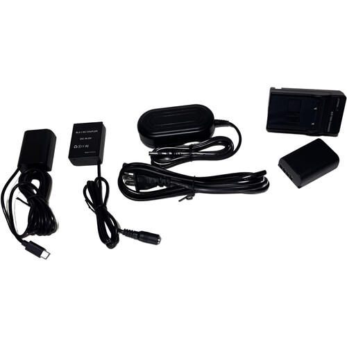 Bescor Olympus BLX-1-Style Dummy Battery Charger Kit