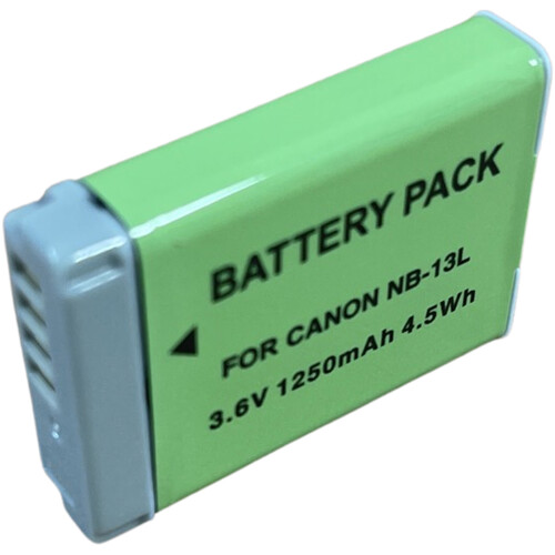 Bescor NB-13L Lithium-Ion Battery for Canon Cameras (3.6V 1250mAh)