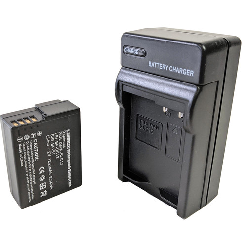 Bescor DMW-BLC12 Battery and Charger Kit for Select Panasonic Cameras