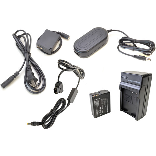 Bescor DMW-BLC12 Coupler Battery Charger AC Adapter & D-Tap Adapter Kit for Select Panasonic Cameras