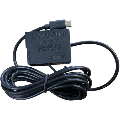 Bescor Panasonic DMW-DCC8 DC Coupler with USB Type-C Input Connector