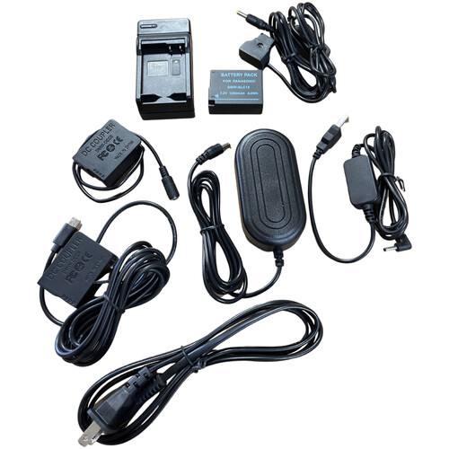 Bescor DMW-BLC12 Battery Coupler and Power Adapter Bundle