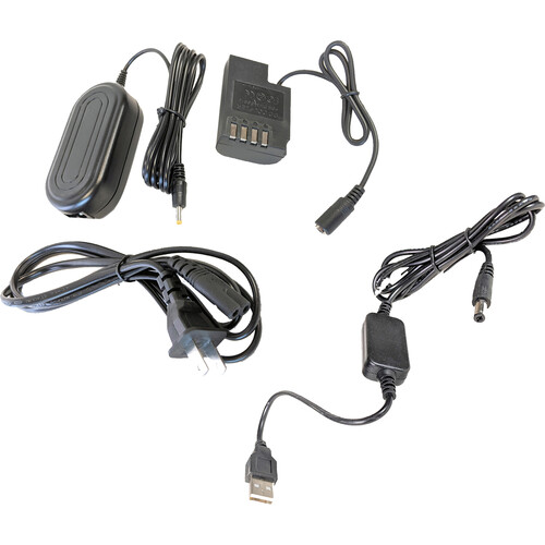 Bescor DMW-BLF19 Coupler AC Adapter and 5V USB Power Converter Kit