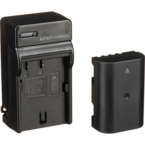Bescor DMWBLF19 Battery Charger Coupler and AC Adapter Kit for Select Panasonic Cameras