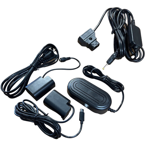 Bescor DMW-BLF19 Dummy Batteries with USB Type-C AC and D-Tap Adapter Bundle