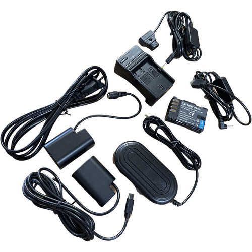 Bescor DMW-BLF19 Dummy Batteries Charger and Power Converter Bundle