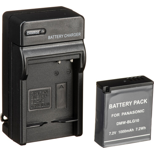 Bescor DMWBLG10 Battery and Charger Kit for Select Panasonic and Leica Cameras