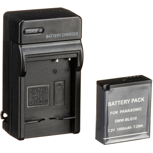 Bescor BLG10 Battery Charger Coupler AC Adapter & 5V USB Adapter Kit for Select Panasonic Cameras