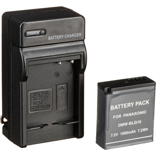 Bescor DMWBLG10 Battery Charger Coupler & AC Adapter Kit for Select Panasonic Cameras