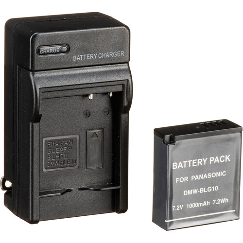 Bescor BLG10 Coupler Battery Charger AC Adapter & D-Tap Adapter Kit for Select Panasonic and Leica Cameras