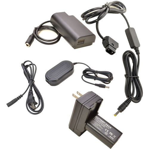 Bescor BLJ31 Coupler Battery Charger AC Adapter & D-Tap Adapter Kit for Lumix S1-Series Mirrorless Cameras