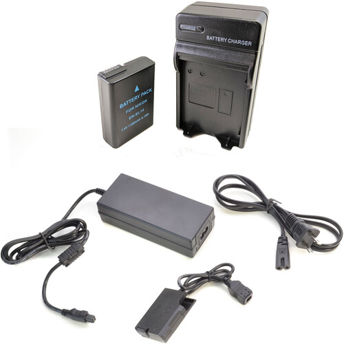Bescor ENEL14 Battery Charger Coupler and AC Adapter Kit