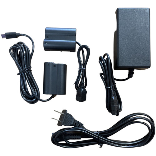 Bescor EN-EL15 Dummy Battery with USB-Type C & AC Adapter Combo Kit