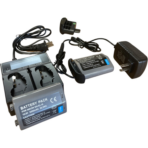 Bescor EN-EL18C Battery Charger EP-6 Coupler and Chamber Cover Kit