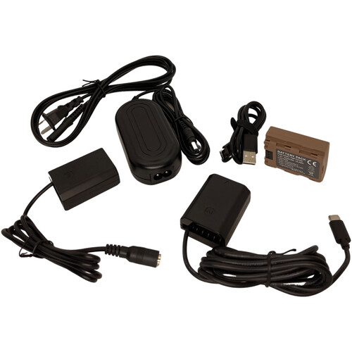 Bescor NP-FZ100 USB-C Battery Coupler & AC Coupler Combo Kit