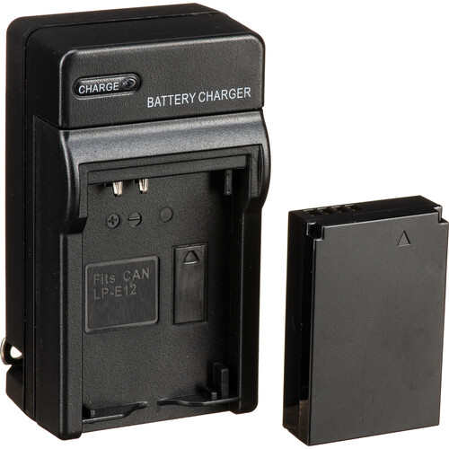 Bescor LPE12 Battery Charger Coupler & AC Adapter Kit for Select Canon Cameras