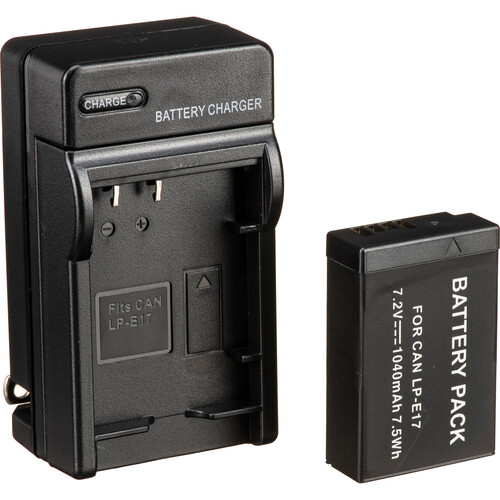 Bescor LPE17 Battery and Charger Kit for Select Canon Cameras