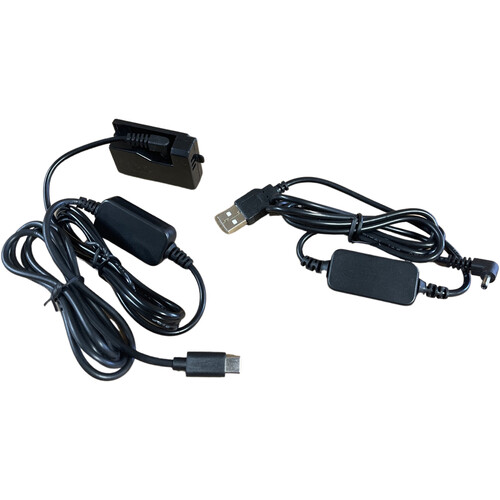 Bescor LP-E17 Dummy Battery with USB Type-C Connector and USB Type-A Converter Kit