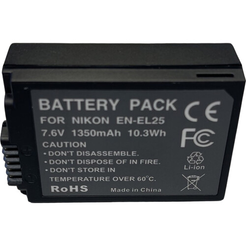 Bescor Nikon ENEL25 Rechargeable Battery (7.6V 1350mAh)