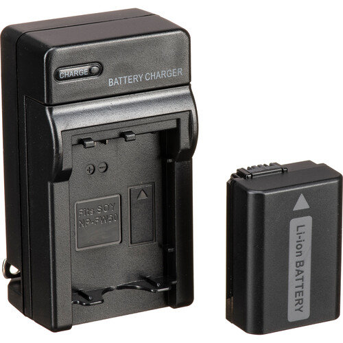 Bescor NPFW50 Battery Charger Coupler AC Adapter & 5V USB Adapter Kit for Select Sony Digital Cameras