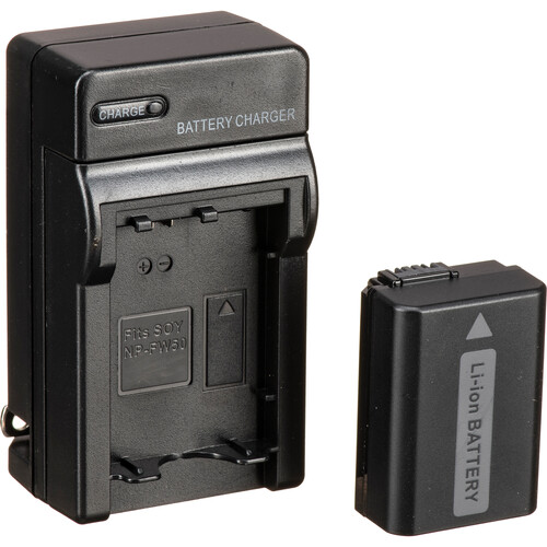 Bescor NPFW50 Battery Charger Coupler & AC Adapter Kit