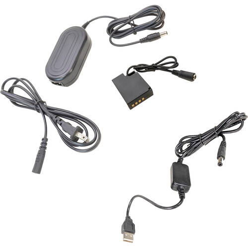 Bescor NP-W126S Coupler AC Adapter 5VUSB8V 5V USB Power Source to Coupler Adapter Kit