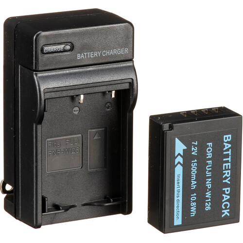 Bescor NPW126S Battery Charger Coupler AC Adapter & 5V USB Adapter Kit for Select FUJIFILM Cameras