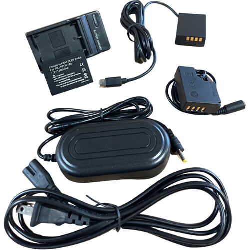 Bescor NPW126SUSBC NPW126S Battery Charger & NPW126SAC AC Coupler Combo Kit