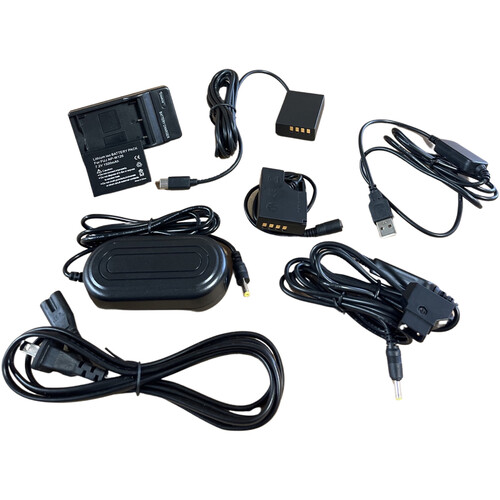Bescor NPW126SUSBC NPW126S Battery Charger DTAP8V D-Tap Adapter 5VUSB8V USB-A Adapter & NPW126SAC AC Cou