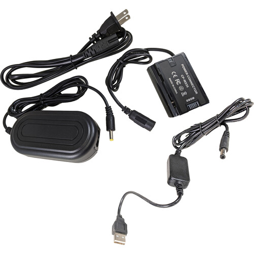 Bescor NP-W235 Coupler AC Adapter 5VUSB8V 5V USB Power Source to Coupler Adapter Kit