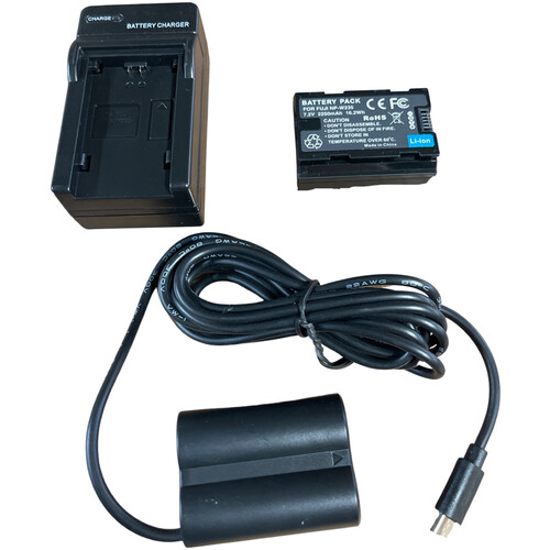 Bescor NP-W235 Dummy Battery with USB Type-C Connector Kit Battery & Charger