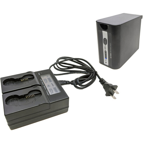Bescor VBD98 1-Battery and Dual Charger Kit