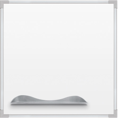 Best Rite Porcelain Steel Whiteboard with Ultra Trim (4 x 4' Silver)