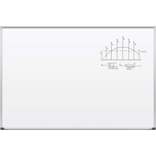 Best Rite Magne-Rite Whiteboard with Aluminum Trim & Map Rail (4 x 6')