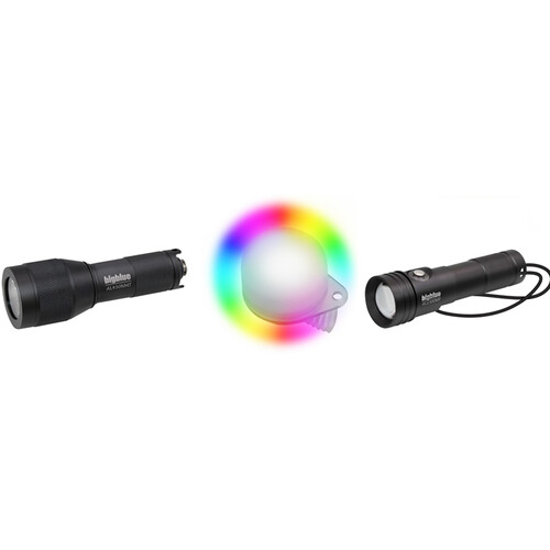 Bigblue AL1300WP & AL450NT-II Combo Pack with Rainbow Easy Clip (Wide Beam)