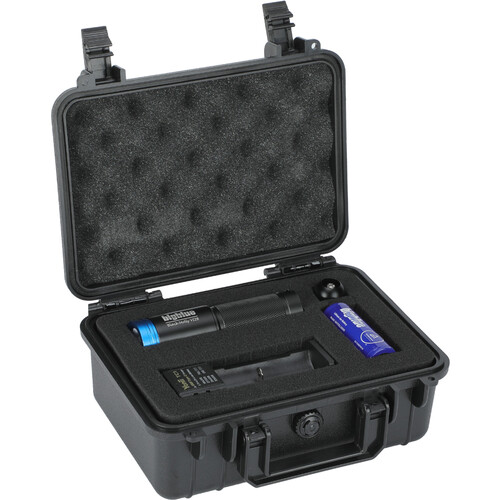 Bigblue AL2600XWPB Dive Light with Blue & Red Modes (with Hard Case)