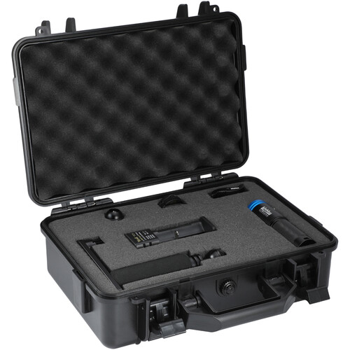 Bigblue AL2600XWPB White/Blue/Red Dive Light with Hard Case and Single-Arm Tray