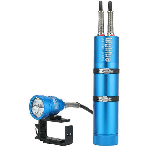 Bigblue TL4000P EOD Canister LED Spotlight with Back Mount (Blue)