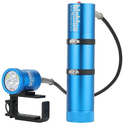 Bigblue VTL7000P MAX EOD Canister LED Spotlight with Back Mount (Blue)