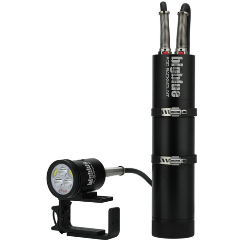 Bigblue VTL7000P MAX EOD Canister LED Spotlight with Side Mount (Black)