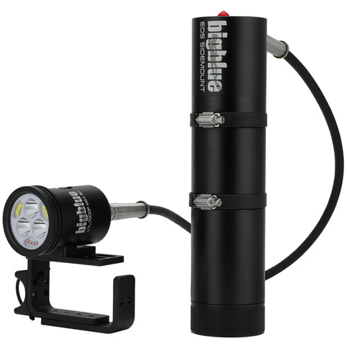 Bigblue VTL7000P MAX EOS Canister LED Spotlight with Back Mount (Black)