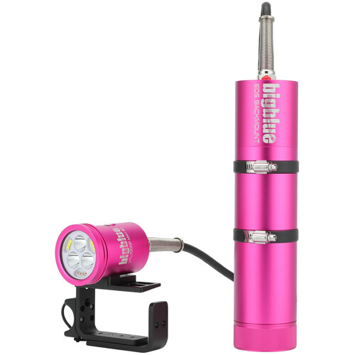 Bigblue VTL7000P MAX EOS Canister LED Spotlight with Back Mount (Pink)