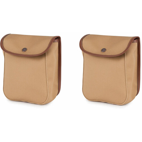 Billingham 550 Side Pockets (Khaki Canvas and Tan Leather Trim Pair)