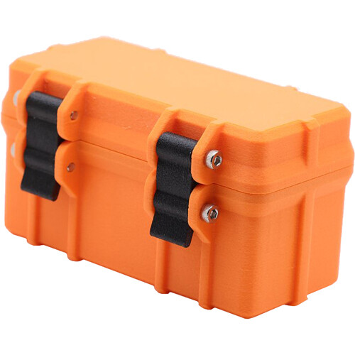 Bioluminous Tri-Battery/Card Box for Sony NP-FZ100 (Orange with Black Clips)