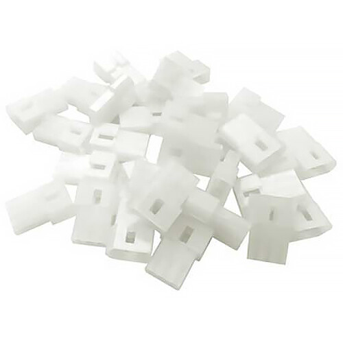 Bittree 3-Pin Male Connector Housings (100-Pack)